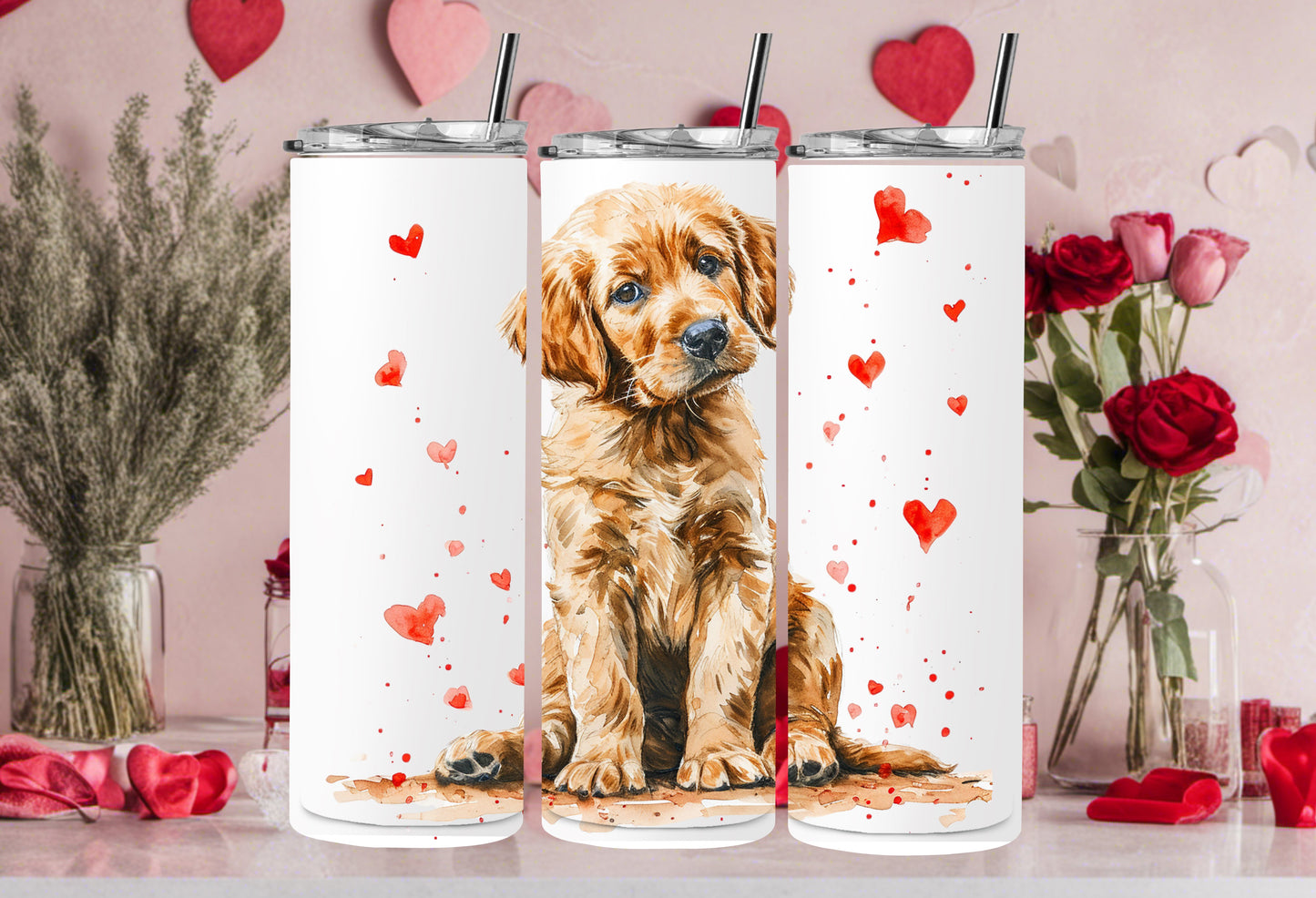 Valentine Dog Breed 30oz