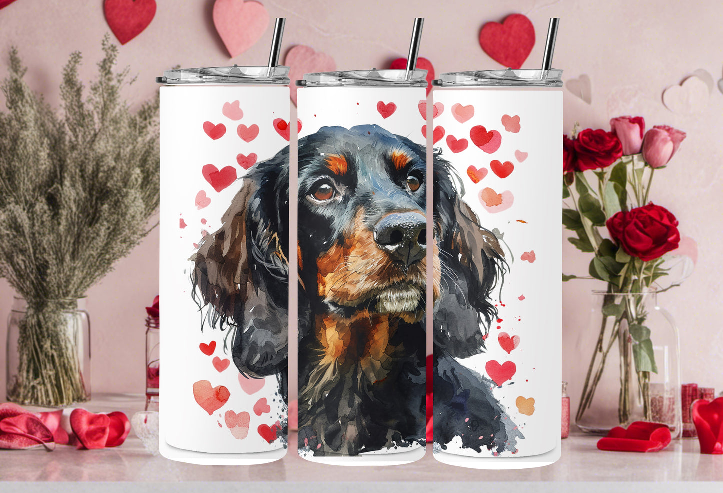 Valentine Dog Breed 30oz