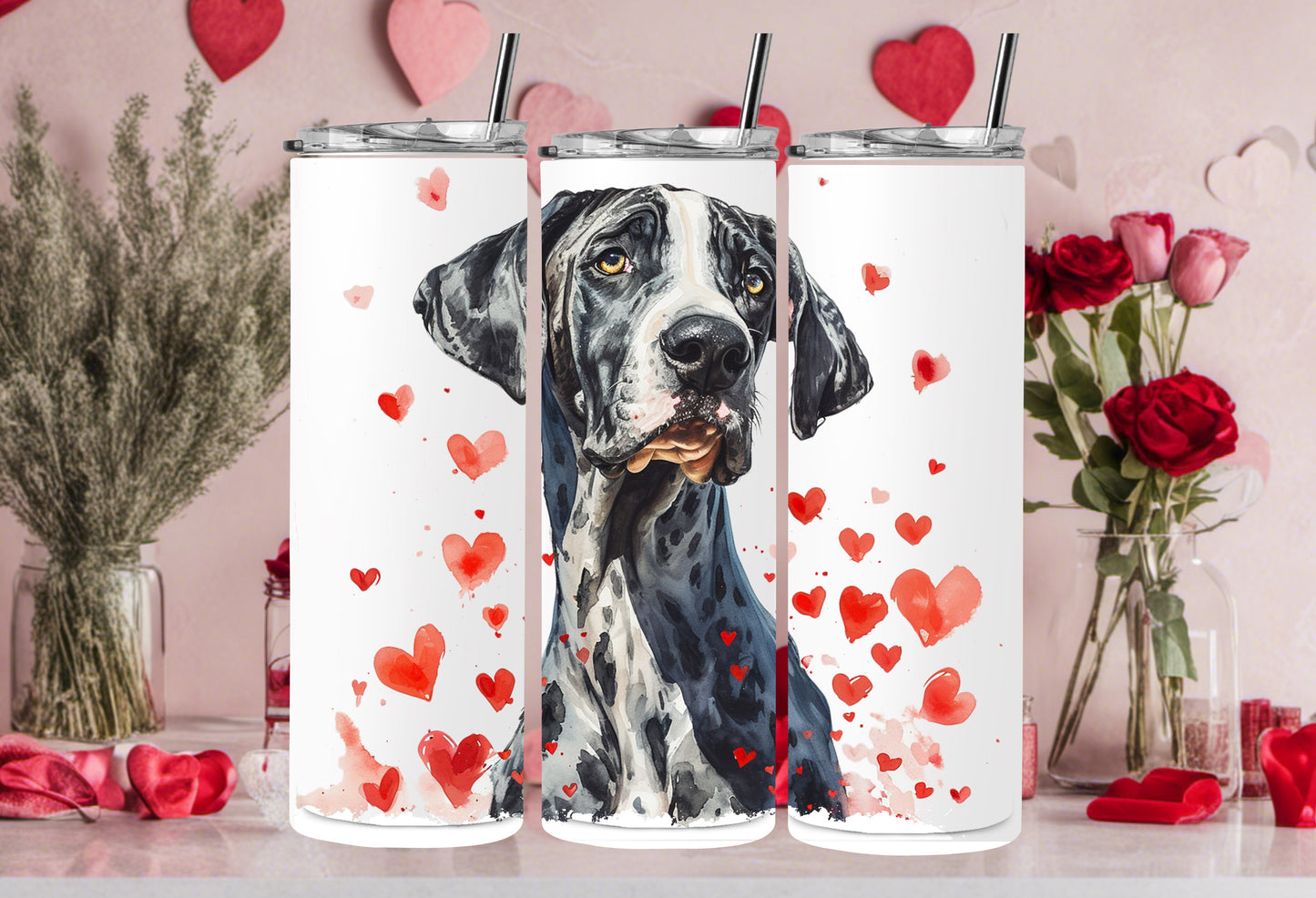 Valentine Dog Breed 30oz