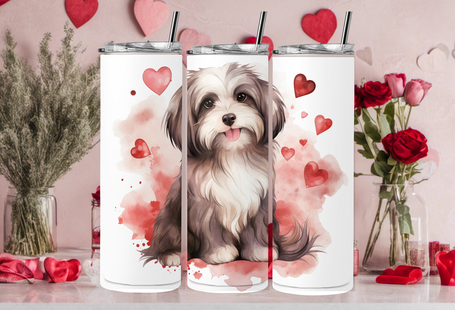 Valentine Dog Breed 30oz