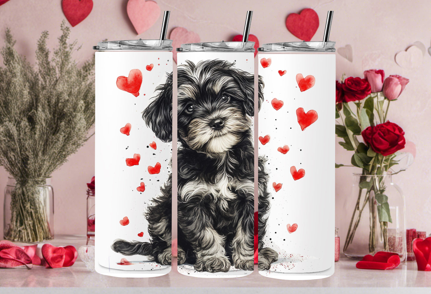 Valentine Dog Breed 30oz