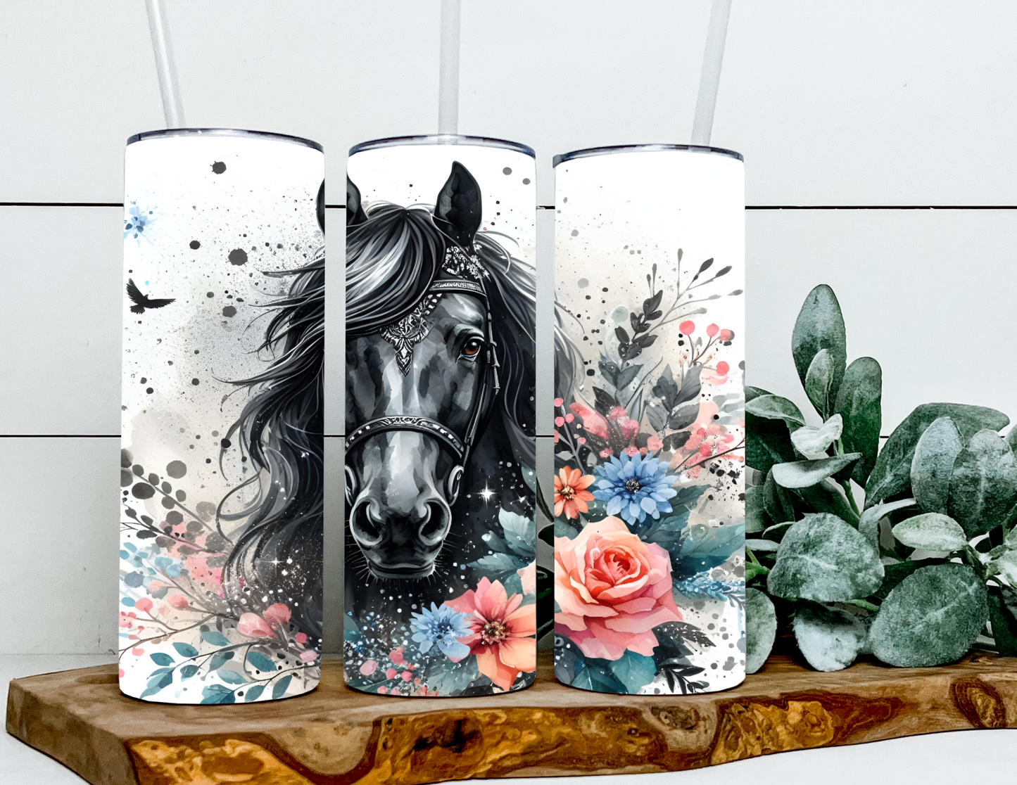 Black Beauty the Floral Horse