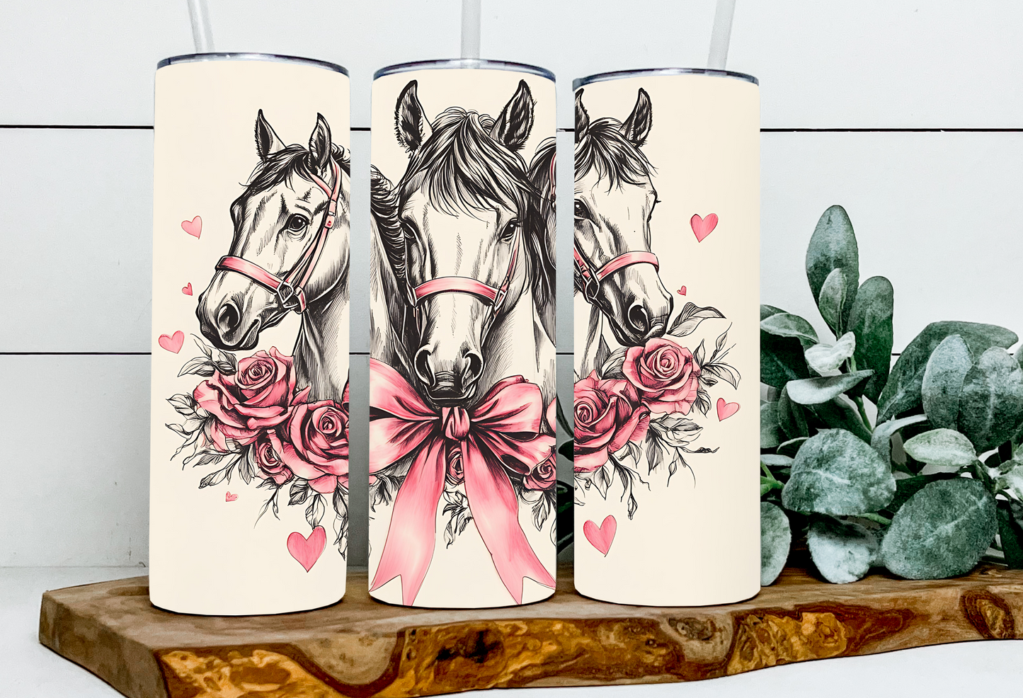 Bella, Grace and Honey the Rose Bow Horses