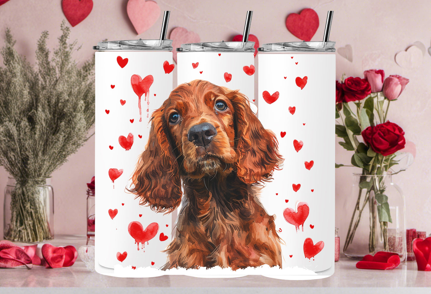 Valentine Dog Breed 30oz