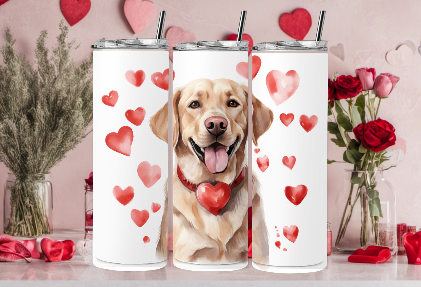 Valentine Dog Breed 30oz