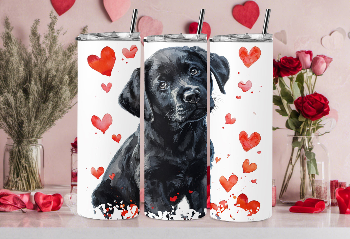 Valentine Dog Breed 30oz