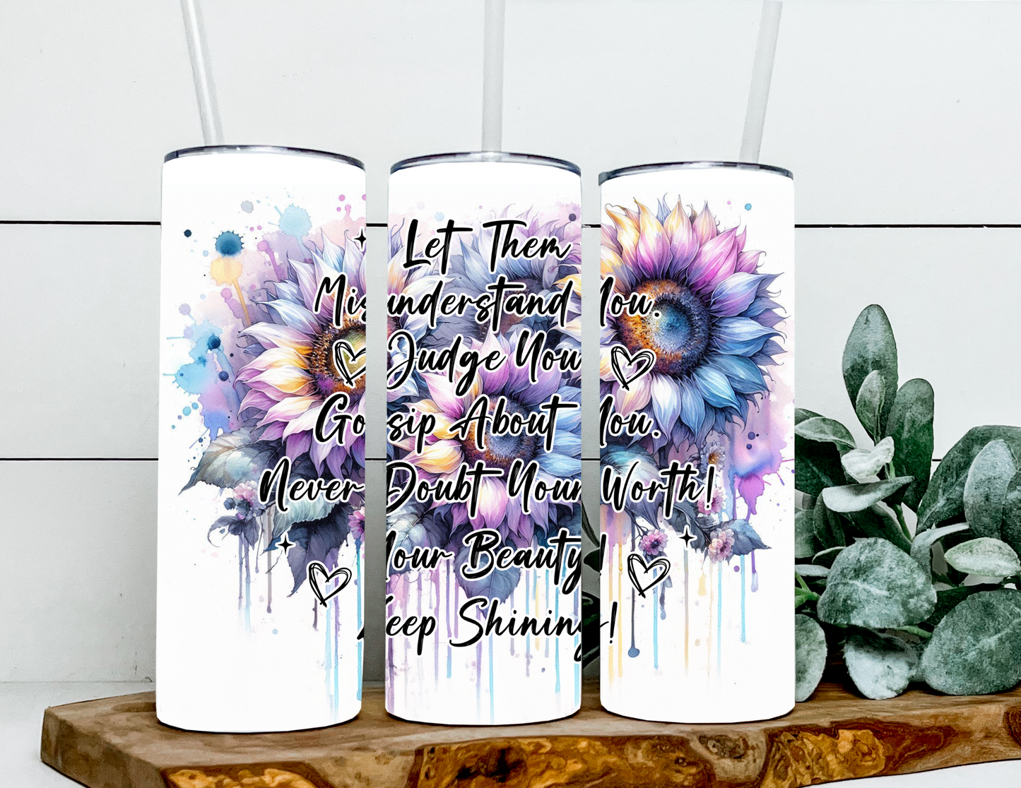 Let Them Rainbow Sunflowers