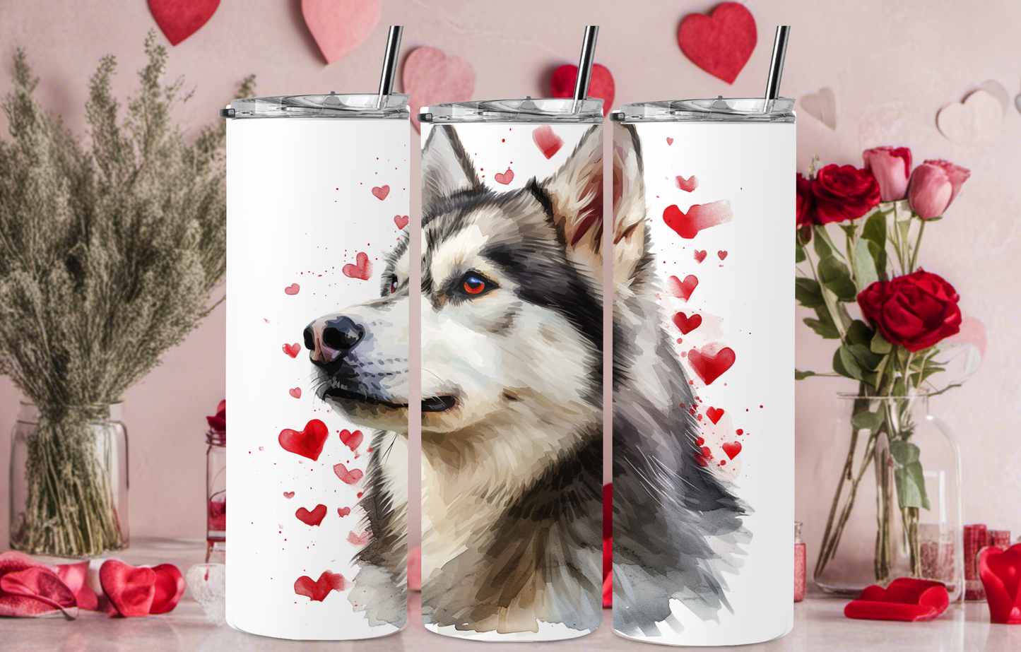 Valentine Dog Breed 30oz