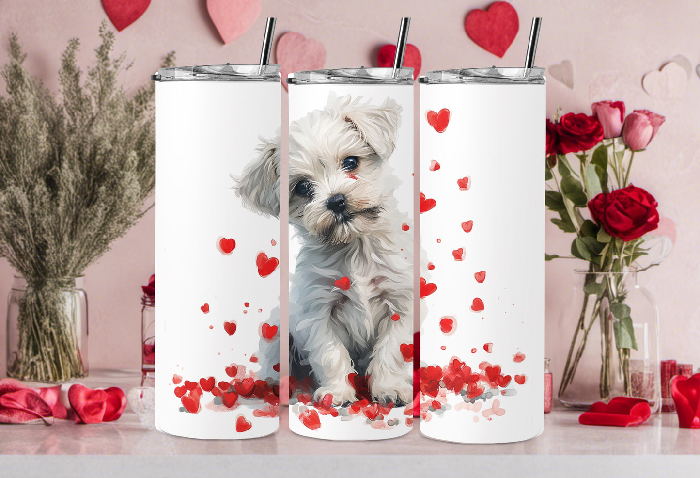 Valentine Dog Breed 30oz