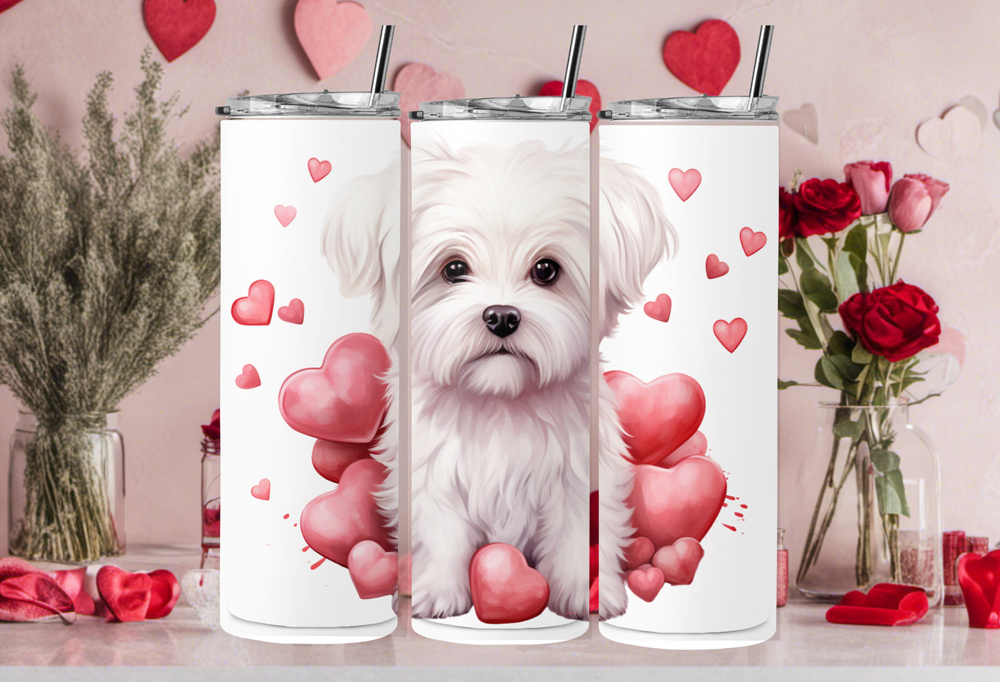 Valentine Dog Breed 30oz