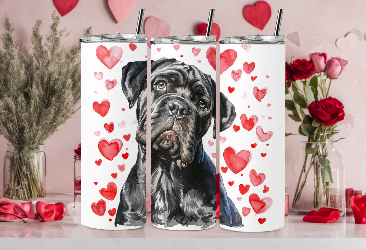 Valentine Dog Breed 30oz