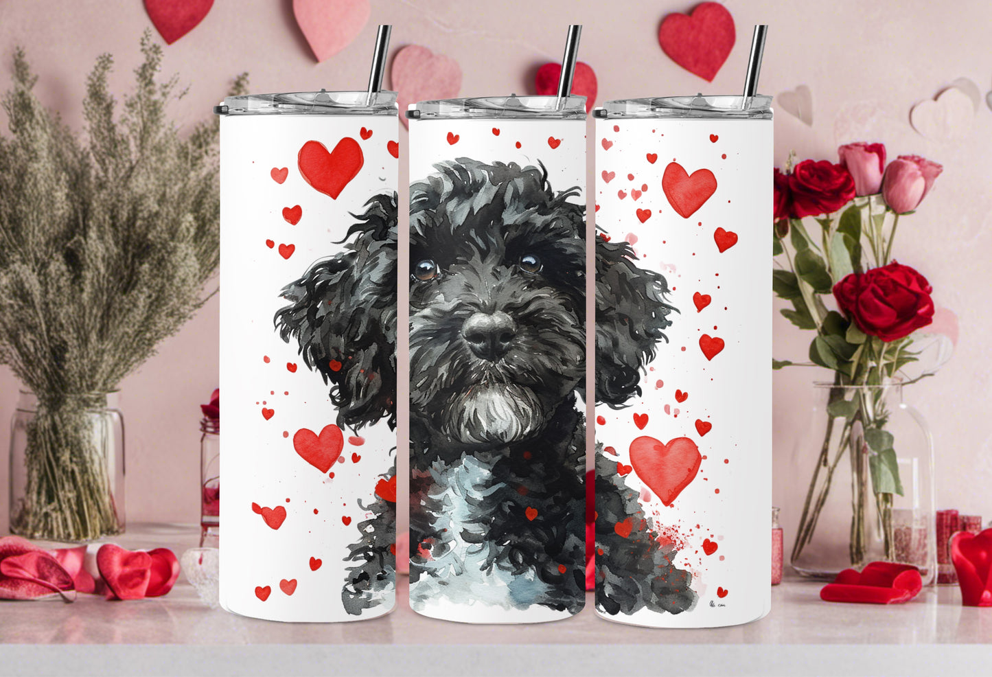 Valentine Dog Breed 30oz