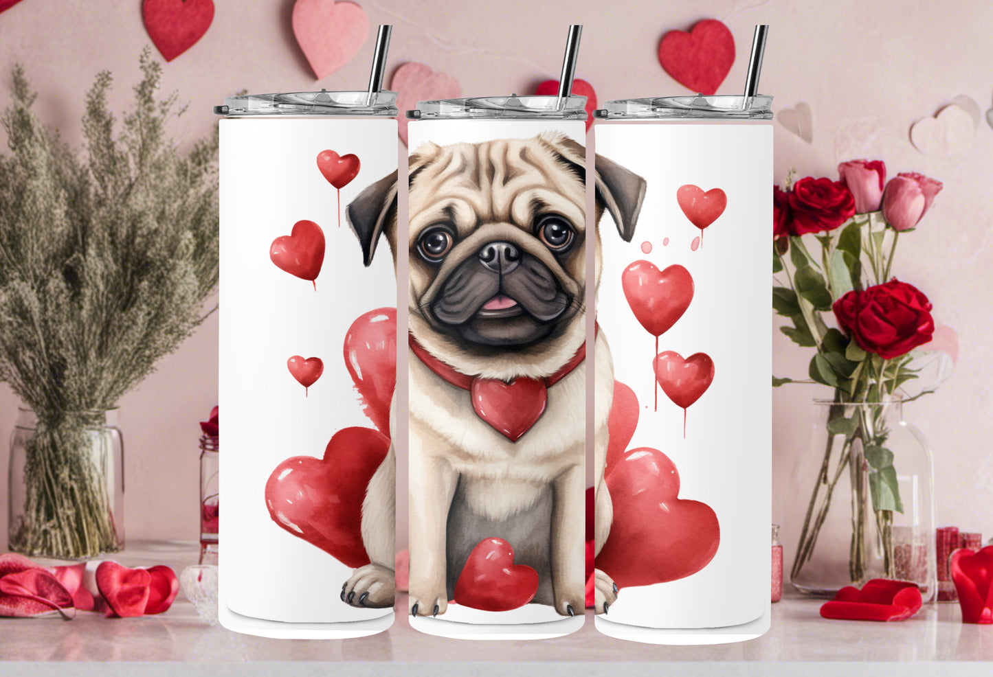Valentine Dog Breed 30oz