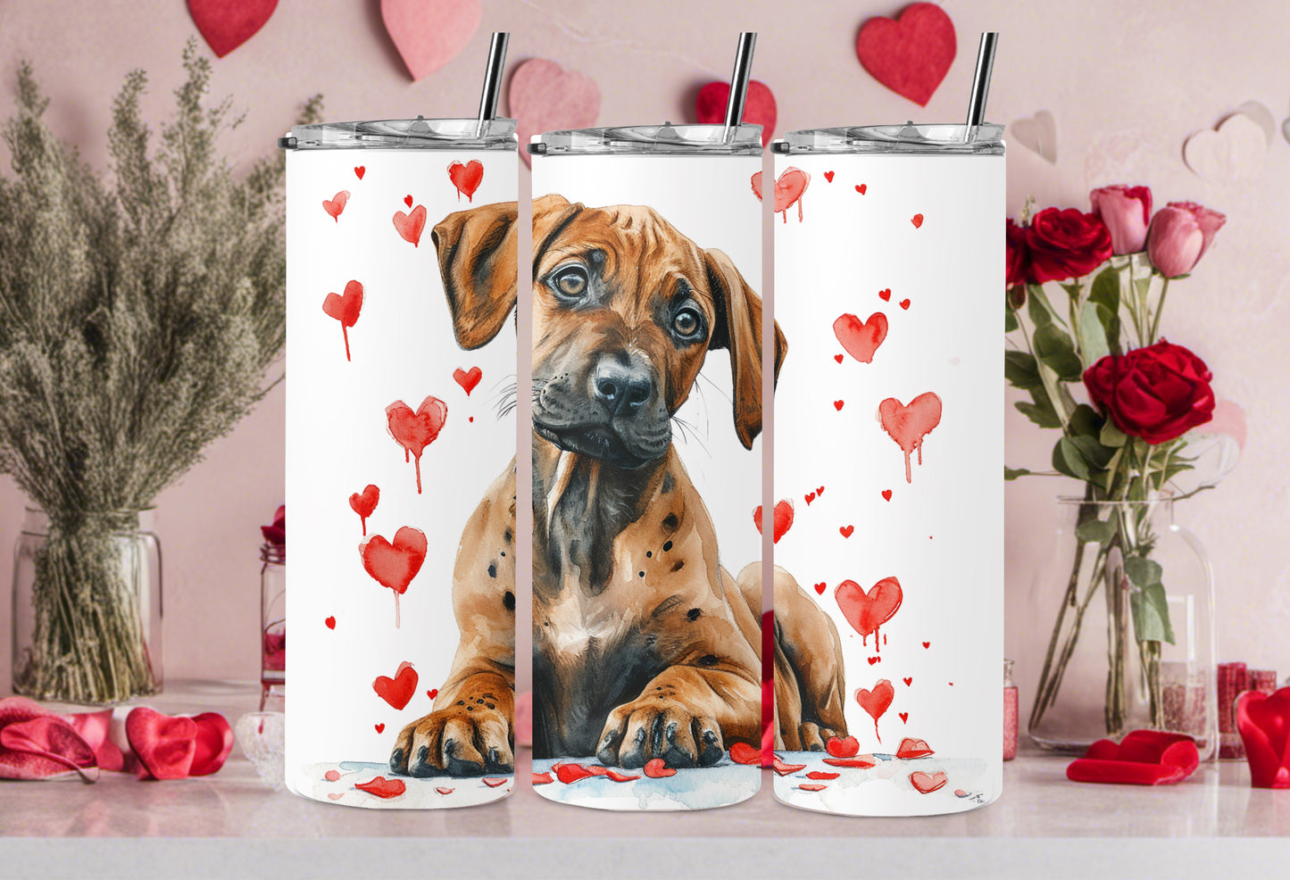 Valentine Dog Breed 30oz