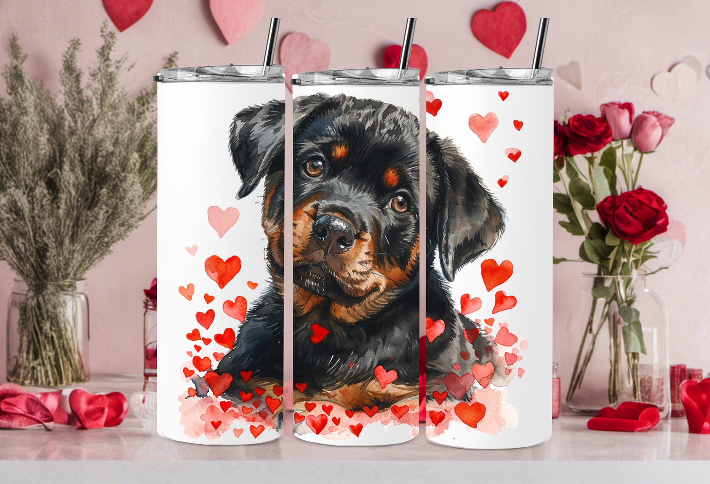Valentine Dog Breed 30oz