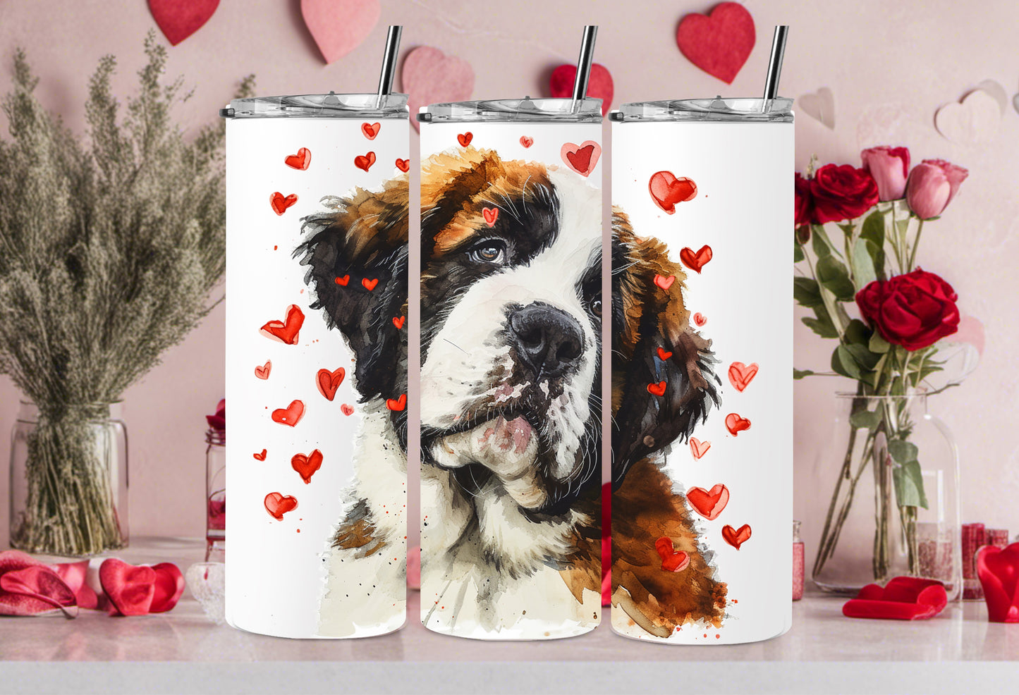 Valentine Dog Breed 30oz