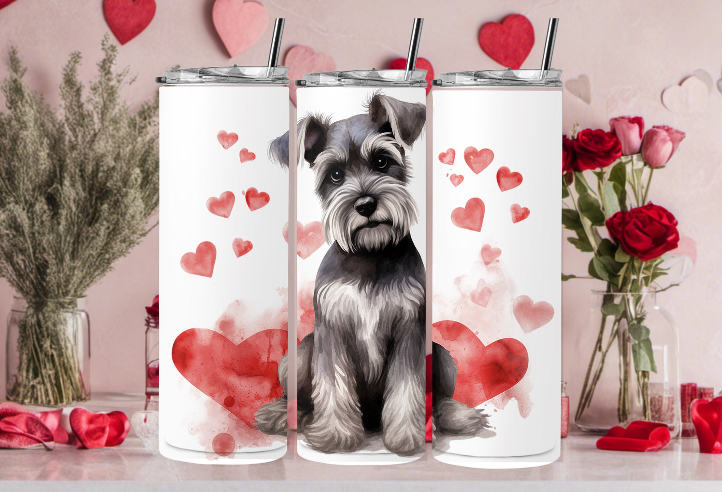 Valentine Dog Breed 30oz