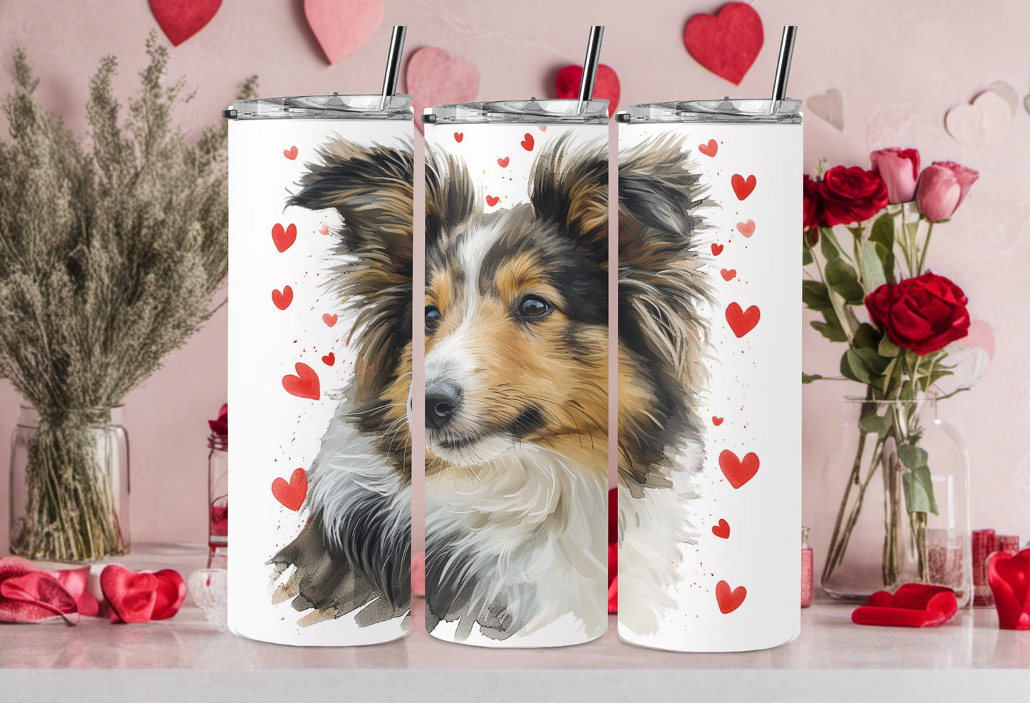 Valentine Dog Breed 30oz