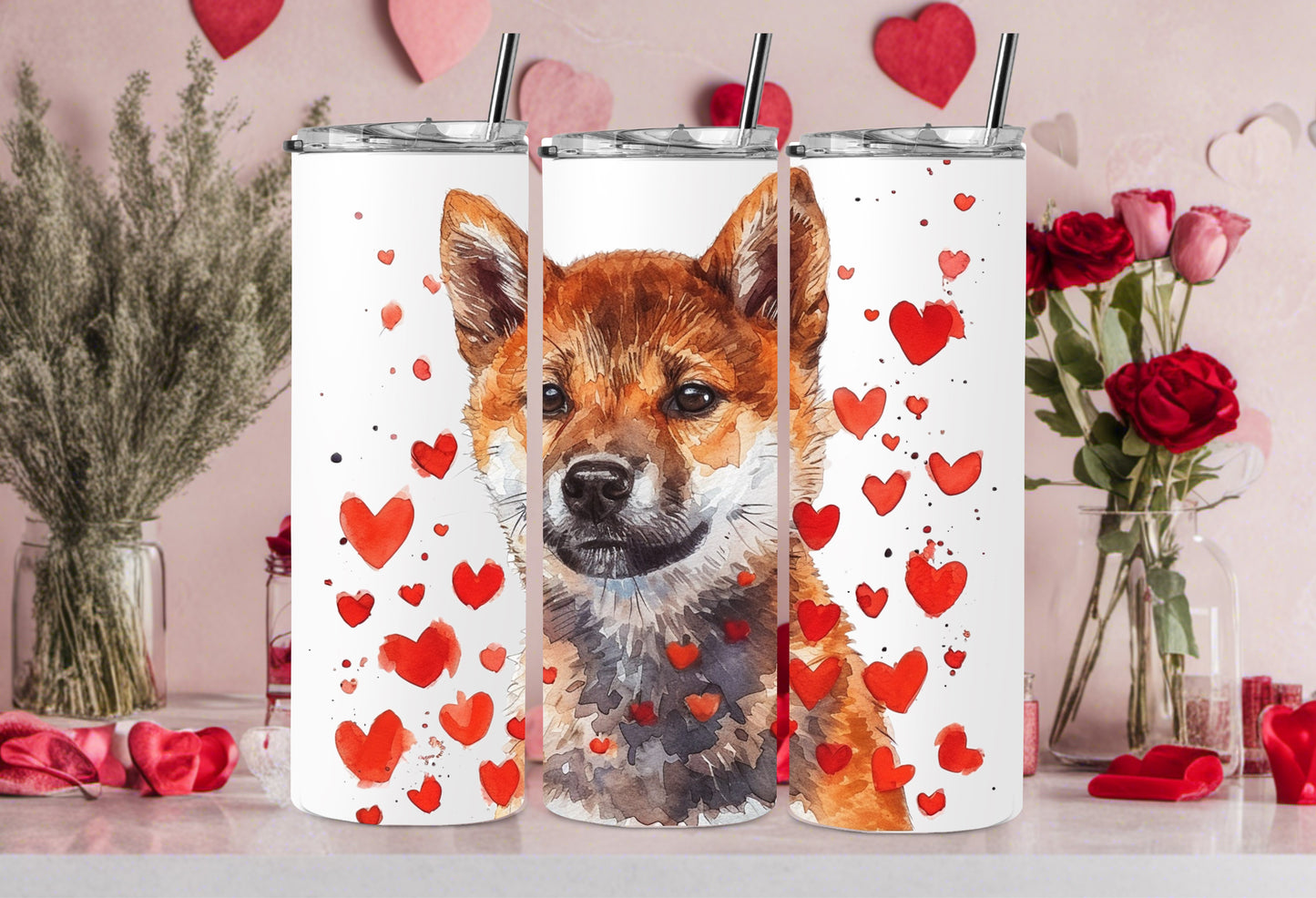 Valentine Dog Breed 30oz