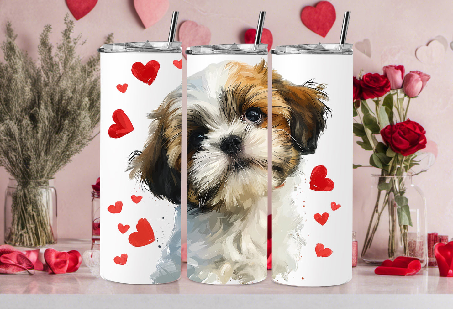 Valentine Dog Breed 30oz
