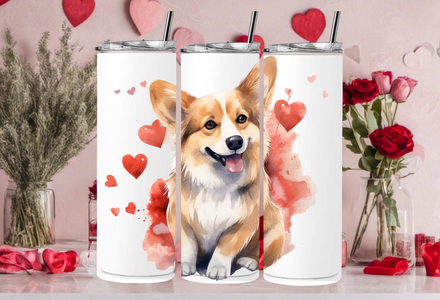 Valentine Dog Breed 30oz
