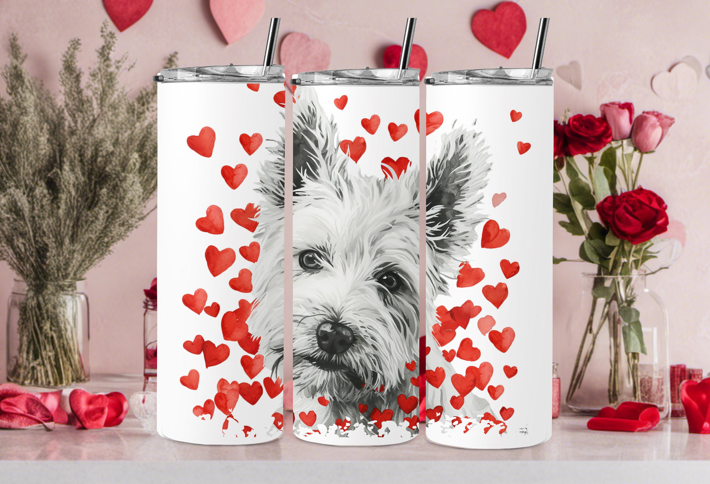 Valentine Dog Breed 30oz