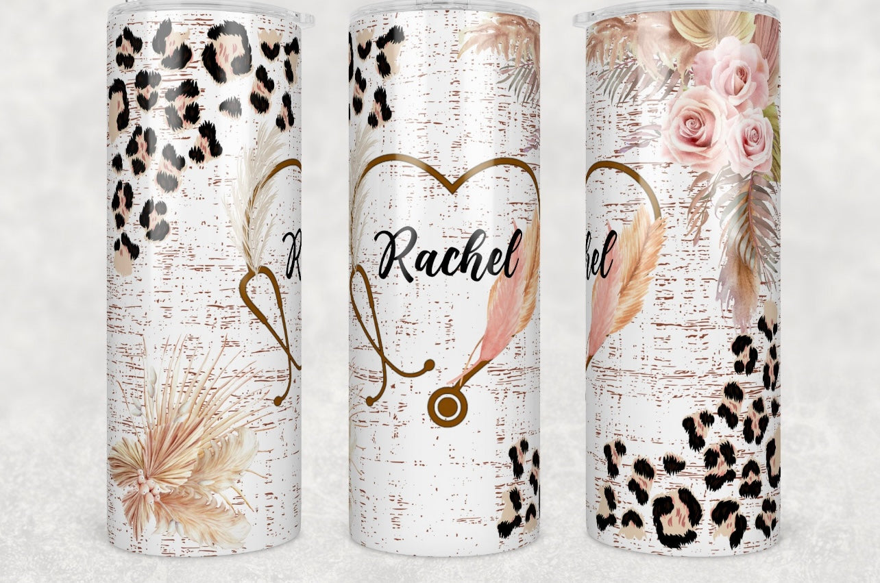 Nurse Custom Name Stethescope