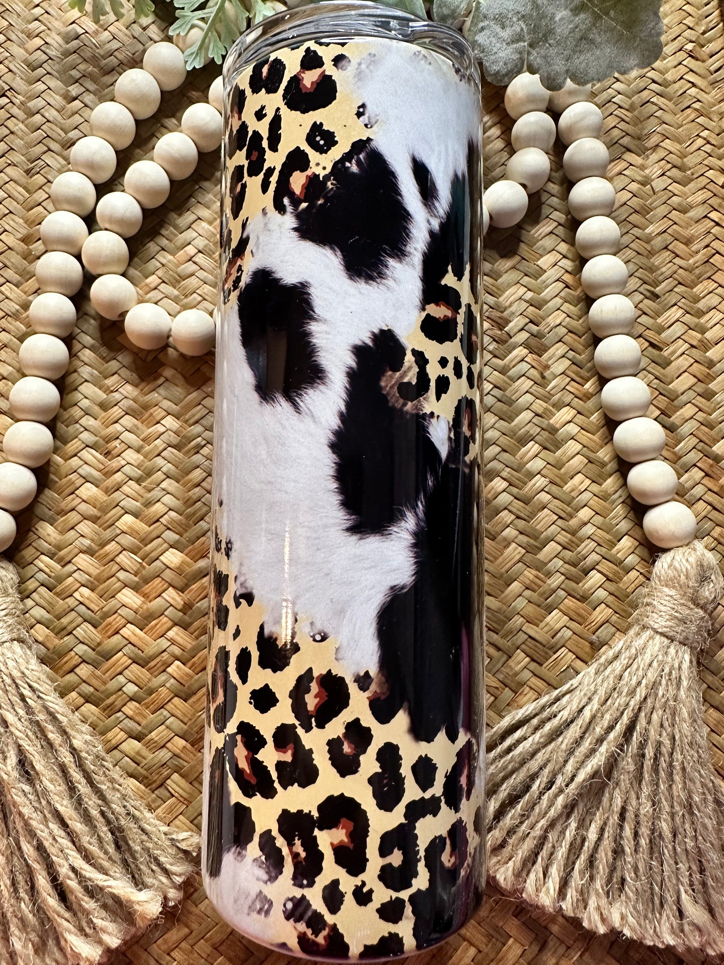 Cowhide & Leopard Mash Up