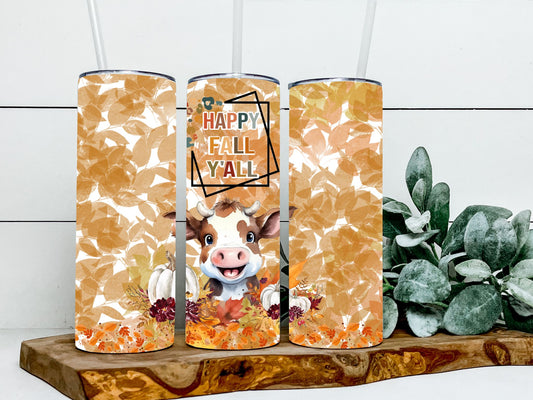 Happy Fall Y’all Cow