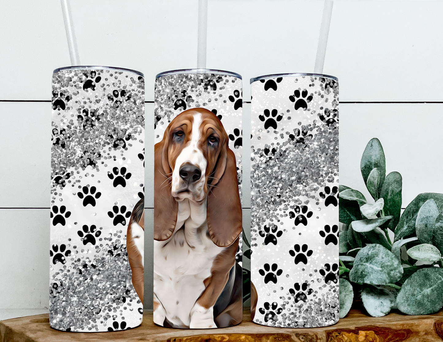 Basset Hound Glitter