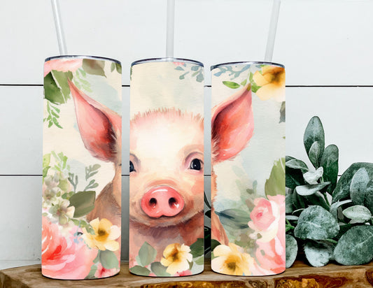 Cupcake the Floral Piglet