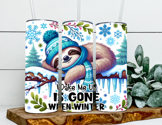 Wake Me up Winter Is Gone Sloth