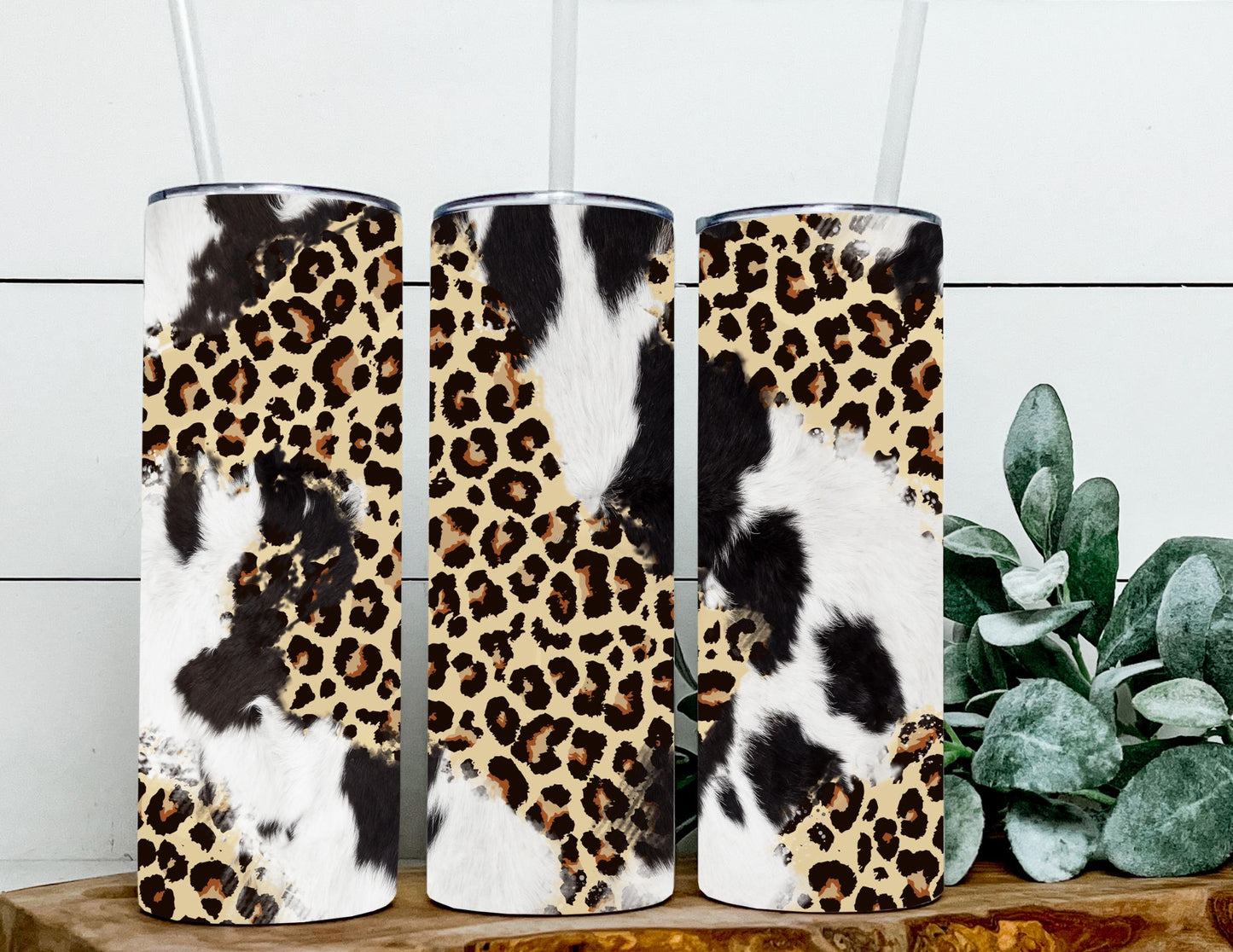 Cowhide & Leopard Mash Up