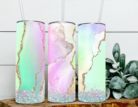 Pastel Rainbow Marble