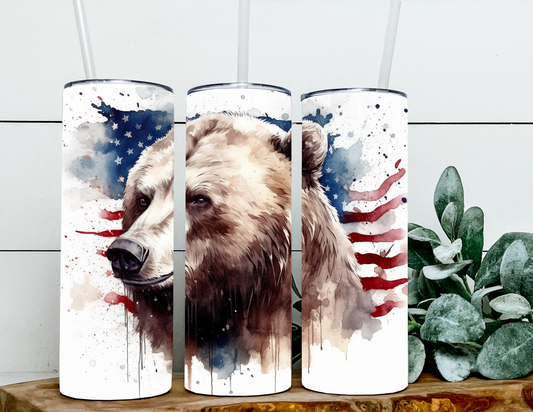 Ben American Flag Bear