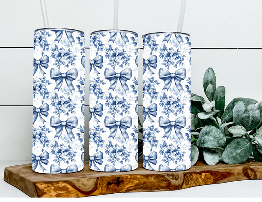 Blue Coquette Bows