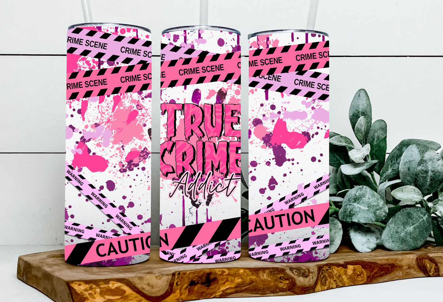 True Crime Addict Pink
