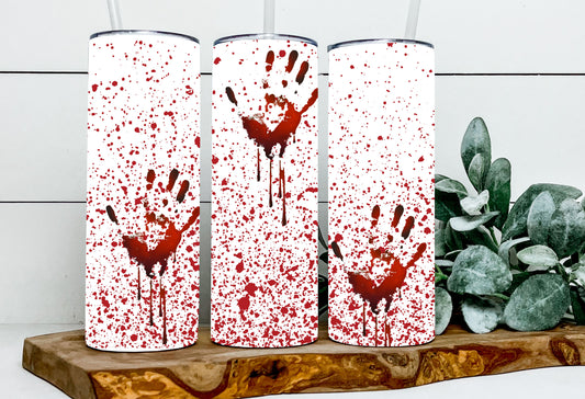 Blood Spatter Hand Prints