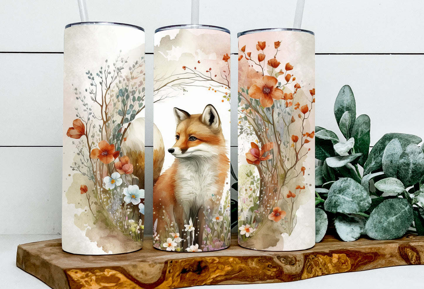 Floral Foxes