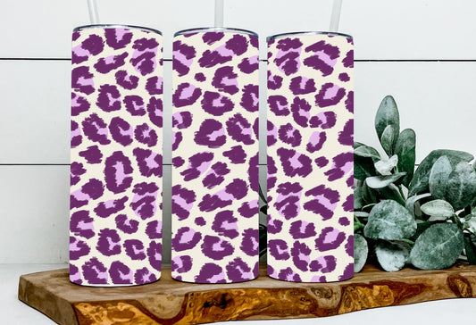 Dark & Light Purple Leopard