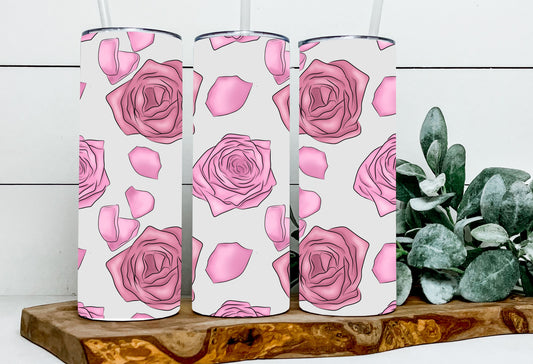 Pink Rose Blossoms