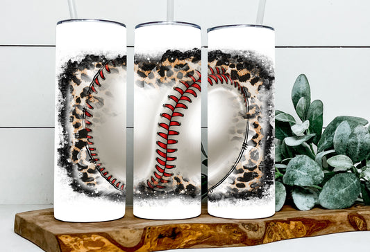 Baseball Leopard Faded