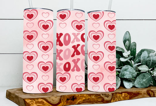 XOXO Retro Hearts