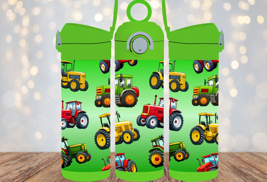 Red, Yellow & Green Tractors