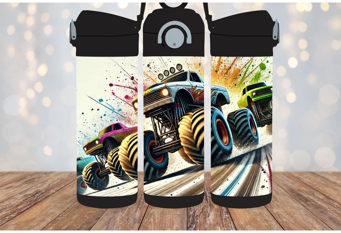 Monster Trucks Colorful