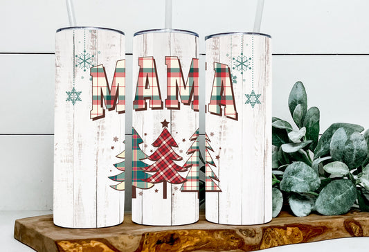 Mama Christmas Plaid