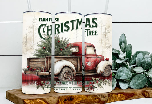 Fresh Farm Christmas Trees Vintage Truck