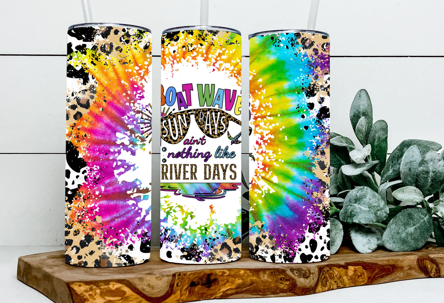 Boat Waves, Sun Rays, River Days Tie Dye