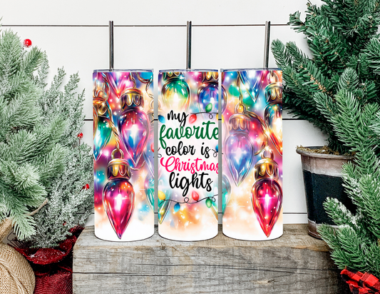 My Favorite Color is Christmas Lights