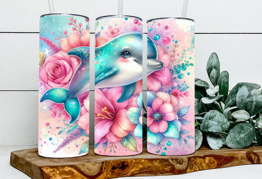 Kimber the Floral Dolphin